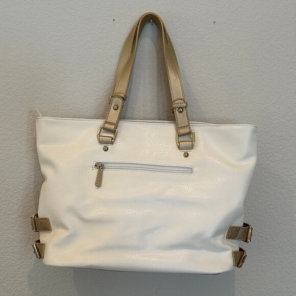 Charming Charlie Beige and Tan Purse - Picture 4 of 7